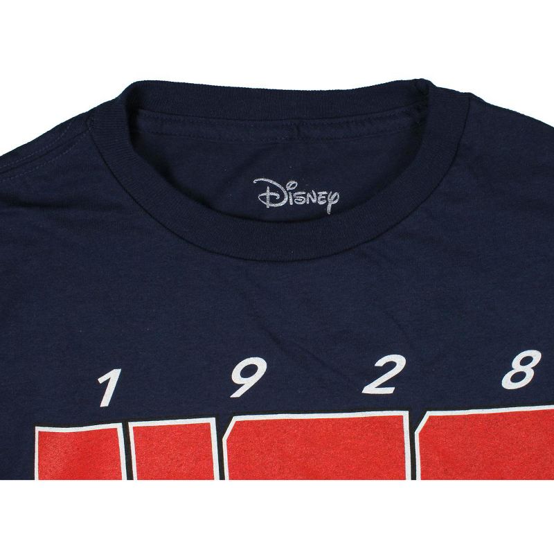 Disney Mickey Mouse Shirt Boys' Race To The Finish 1928 USA Logo Youth Tee Kids, 3 of 4