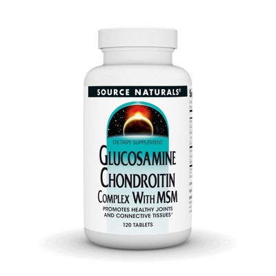 Glucosamine Chondroitin Complex with MSM by Source Naturals, Inc.  -  120 Tablet