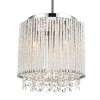 CWI Lighting Claire 3 Light Drum Shade Mini Pendant With Chrome Finish - 3 of 4