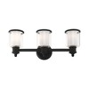 Livex Lighting Middlebush 3 - Light Vanity in  Black - 2 of 4