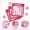 Joyfy 28 Packs Valentine's Day Bingo Card Game for Kids' Classroom School Party Valentines Day Exchange Cards Gift - 4 of 4