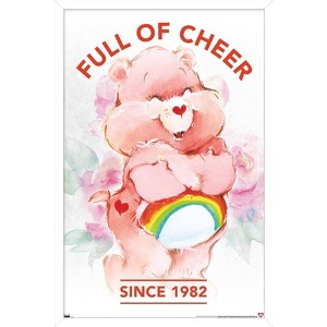 Trends International Care Bears - Full of Cheer Framed Wall Poster Prints - 1 of 4