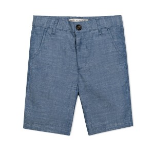 Hope & Henry Boys' Organic Cotton Chambray Short, Toddler - 1 of 4