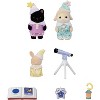 Calico Critters Nursery Friends Sleepover Party Trio, Set of 3 Collectible Doll Figures with Accessories - 4 of 4
