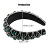 Unique Bargains Women's Bling Rhinestone Faux Crystal Padded Headband 1.57 Inch Wide 1 Pc - 4 of 4