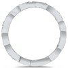 Pompeii3 1ct Diamond Stackable Wedding Eternity Anniversary Ring Band 14K White 7 - Size 7 - 2 of 4
