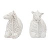 Transpac Rustic Whitewash Lamb Decor Set of 2 Resin Figurines Charming Indoor Tabletop Decoration Gift for Home Accents - 2 of 3