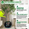 Dia Round Self-Watering Planter (10" Pot Opening) with Drainage & Water Monitor - 2 of 4