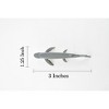 Collectible Wildlife Gifts | Xiphactinus, Extinct Fish, Fanged Tarpon, Rubber Animal, Realistic Toy Figure, Model, Gift,   3"   CH403 BB108 - 2 of 4