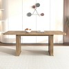 Modern Rectangular Extendable Dining Table for 8, Kitchen Table or Dining Room Table for Living Room, Dining Room, or Home Office-The Pop Home - 2 of 4