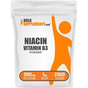 BulkSupplements Niacin (Vitamin B3) Powder - 1 of 4