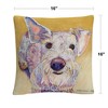 Pat Saunders 16 X 16 Decorative Throw Pillow by Trademark Fine Art - 4 of 4