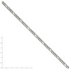 Black Bow Jewelry Men's 6.3mm Stainless Steel Figaro Chain Necklace - 2 of 4