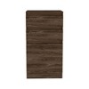 Dresser 43"H, Jewelry Box, Mirror, Single Door Cabinet, Two Drawers, Dark Walnut - 3 of 4
