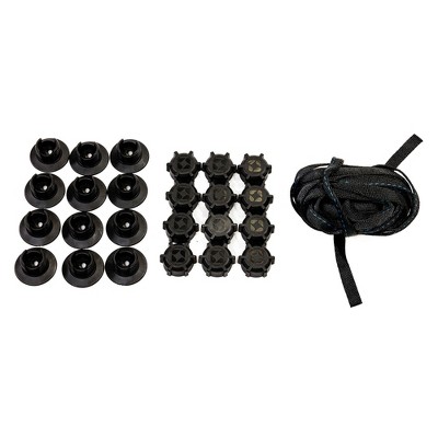 FAFCO Durable and Heatproof Polyester Strap, Cap Tie-Downs, and Base Tie-Downs Ideal for In-Ground Swimming Pool Solar Heating Systems