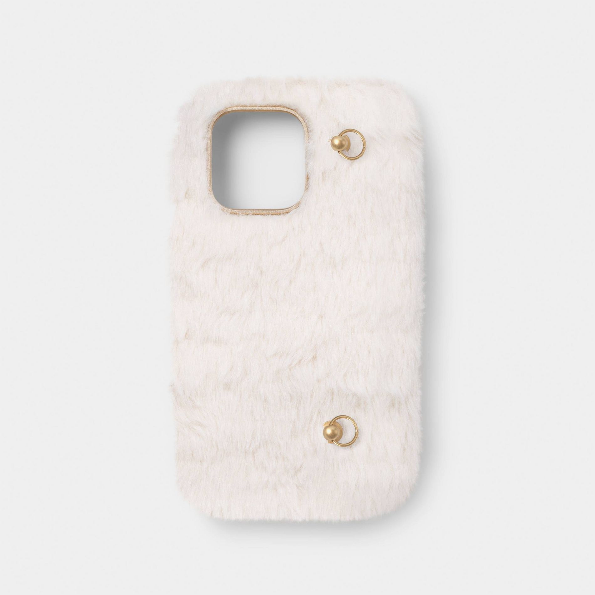 Alpine iPhone 16 Pro Fur Case - heyday™ Cream