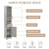 Tall Bathroom Cabinet Freestanding Storage Floor Cabinet With Drawer Adjustable Shelf For Home Bathroom Kitchen - 3 of 4