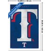 Trends International MLB Texas Rangers - Logo 25 Framed Wall Poster Prints - 3 of 4