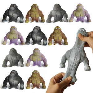 ArtCreativity Colorful Squishy Gorilla Fidget Toys (Pack of 12) - 1 of 4