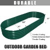 Cesicia 8 x 3 x 1.5 FT Light Gray Oval Galvanized Metal Raised Garden Bed - 2 of 4