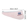 Unique Bargains Women Soft Strawberry Bow Hair Towel 1 Pc - 2 of 3