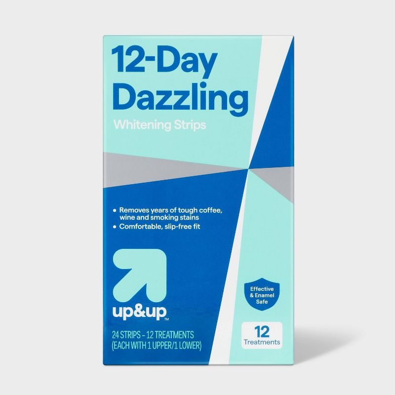 12-Day Dazzling Whitening Strips - up &#38; up&#8482;, 1 of 9