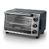 BLACK+DECKER 6-Slice Toaster Oven, Black, TO1950SBD 