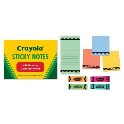 Crayola Sticky Notes - by  Crayola LLC (Hardcover)