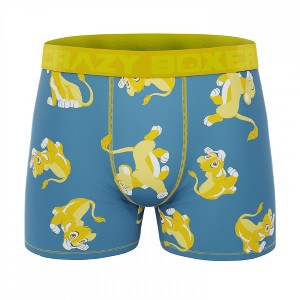 Mens Crazy Boxers The Lion King Simba Boxer Briefs - 1 of 4