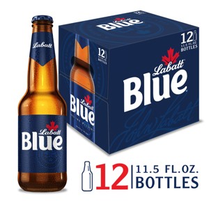 Labatt Blue Canadian Pilsener Beer - 12pk/12 fl oz Bottles - 1 of 4