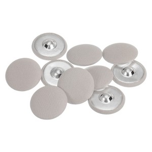 Unique Bargains Round Metal Sewing Cloth Covered Button 10 Pcs - 1 of 4