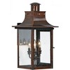 Quoizel Lighting Chalmers 3 - Light Sconce in  Aged Copper - 2 of 4