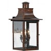 Quoizel Lighting Chalmers 3 - Light Sconce in  Aged Copper - image 2 of 4