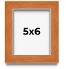 PosterPalooza | Photo Size Classic Brown Picture Frame - UV Acrylic, Foam Board Backing, Hanging Hardware - 2 of 4