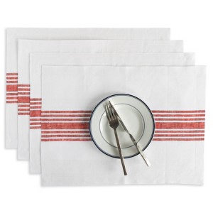 Solino Home Striped Linen Placemats | Farmhouse - 1 of 4