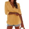 Imily Bela Women's Long Sleeve Beach Sun Protection Top V-Neck Tie Pocket Hoodie - 4 of 4