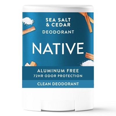Native Men's Solid Deodorant - Sea Salt & Cedar