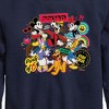 Boys' - Disney - Sticker Group Graphic Long Sleeve Fleece Sweatshirt - 2 of 4