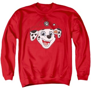 Paw Patrol Marshall Grin Adult Crewneck Sweatshirt - 1 of 4