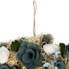 Northlight Floral Starfish and Seashells Artificial Wreath - 12" - 3 of 4