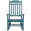 Merrick Lane Poly Resin Indoor/Outdoor Rocking Chair - 4 of 4