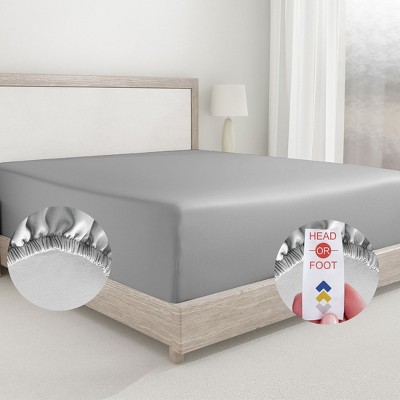Light Gray Egyptian Cotton California King Sheet Set