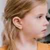 Girls' Rounded Classic Huggie Hoop Gold Plated Sterling Silver Earrings - Gold Tone - In Season Jewelry - 4 of 4