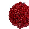 Northlight 5" Artificial Festive Berries Ball Christmas Ornament - Red - 4 of 4