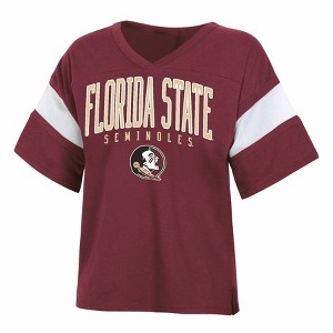 NCAA Florida State Seminoles Women's Jersey T-Shirt - 1 of 3