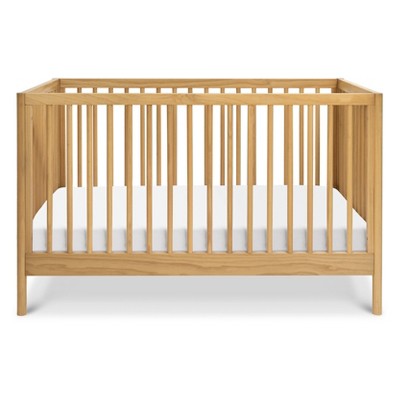 Honey Oak 3-in-1 Convertible Crib with Adjustable Heights