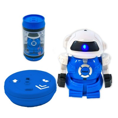 Flipo Infrared Controlled RC Mini Robot In A Can With Illuminated LED Eyes