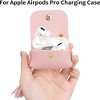 HTUTWOO Apple AirPods Pro Case Cover Genuine Leather Case with a Couple of Drooping Tassels for Apple Airpods Pro/Pro2 - 2 of 4