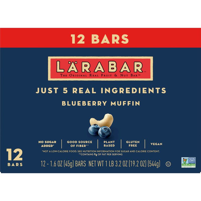 Larabar Blueberry Muffin Bars - 12ct/19.2oz, 2 of 5