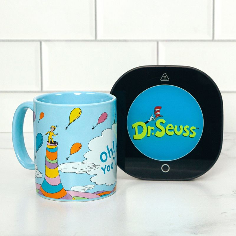 Uncanny Brands Dr. Seuss Oh, the Places You'll Go Mug with Warmer, 3 of 6